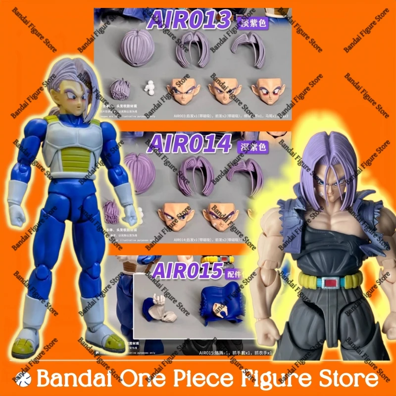 

In Stock SHF Dragon Ball Trunks Head Sculpt Set AIR013 AIR014 AIR015 Replacement Head Accessories for Action Figure Model