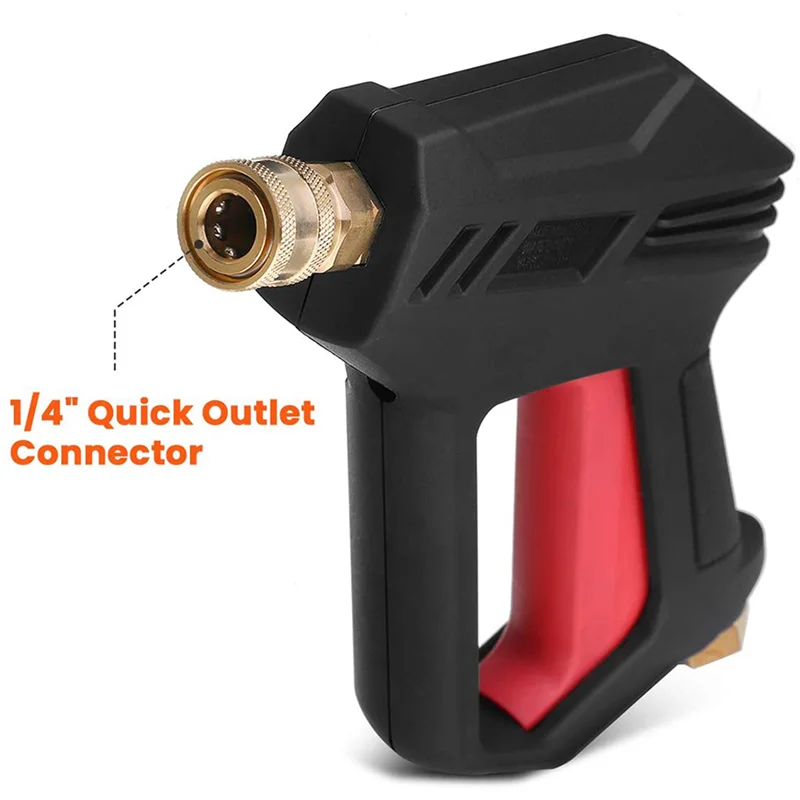 

AA81-2Set Pressure Washer 4000 PSI Upgrade Version Car Power Washer With M22-14 Mm And 3/8 Inch Quick Inlet Connector
