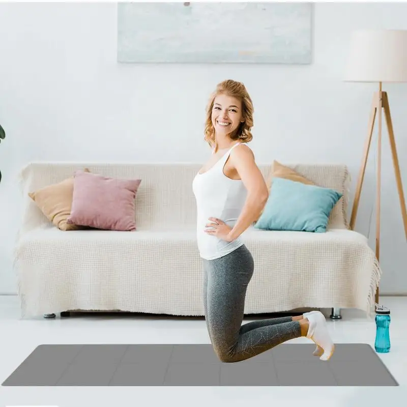 

Folding Exercise Mat Foldable Non Slip Portable Double-sided Yoga Mat Anti-Slip Carry Bag Folding Workout Mat For Floor