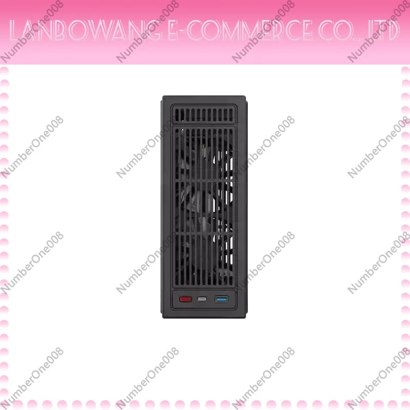 E4 V6 Direct-Mount 1U Thick Aluminum CNC Half-Height Dual-Slot Blade Card ITX Mini Case
