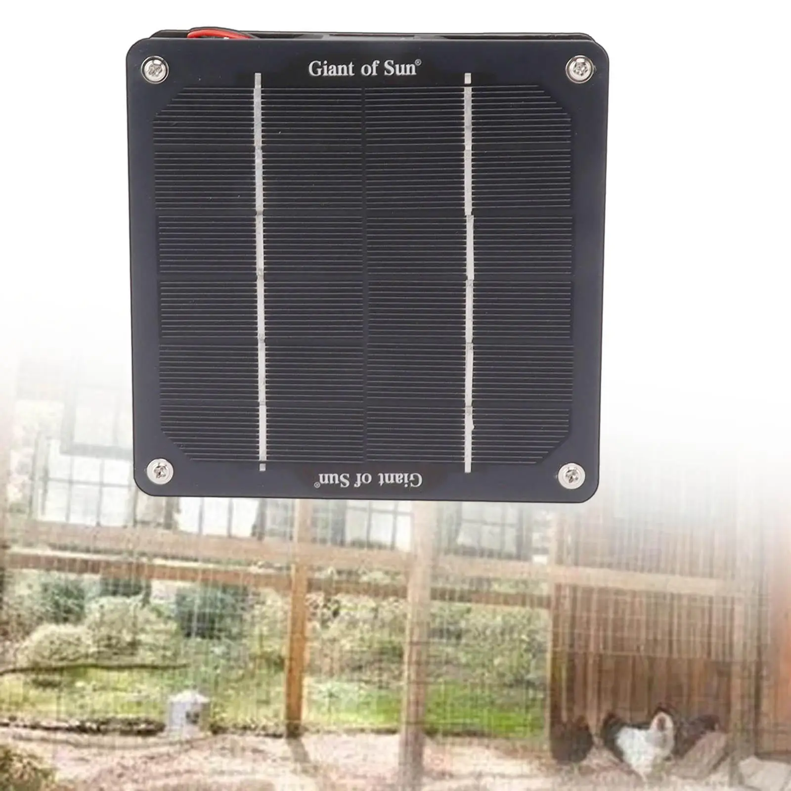 Ventilador de escape de invernadero portátil, ventilador de escape Solar, Panel Solar para casas de mascotas al aire libre, escalada, Camping y baño