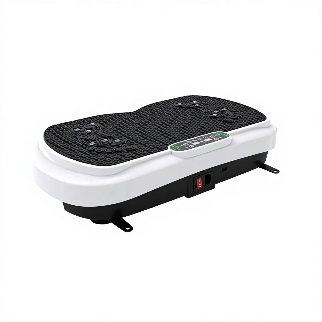 

Vibrating Machine, 200W 220V, Vibration Exercise Plate, 150kg Capacity, 66x44x17cm, Belly Slimming, Home Body Shaping Machine