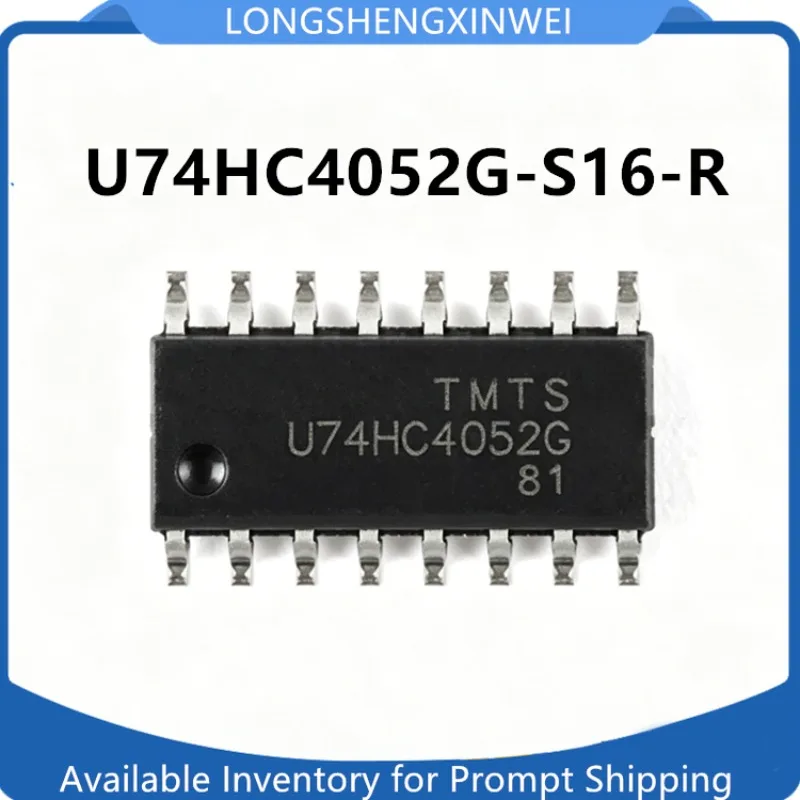 1PCS U74HC4052G U74HC4052G-S16-R SOP-16 Original Dual Channel 4-channel Analog Multiplexer/demultiplexer New in Stock
