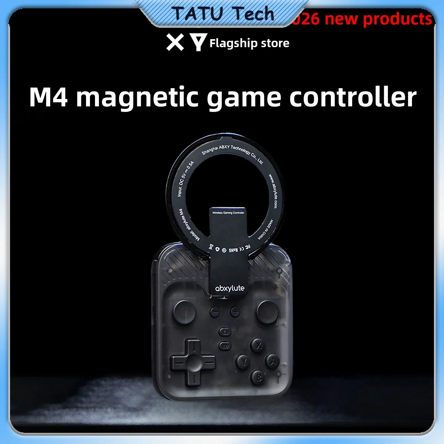 Abxylute M4 Snap-On Phone Controller Magnetic Mini Mobile Gampad Portable Retro with MagSafe Snap for IOS/Android/Switch/PC Gift