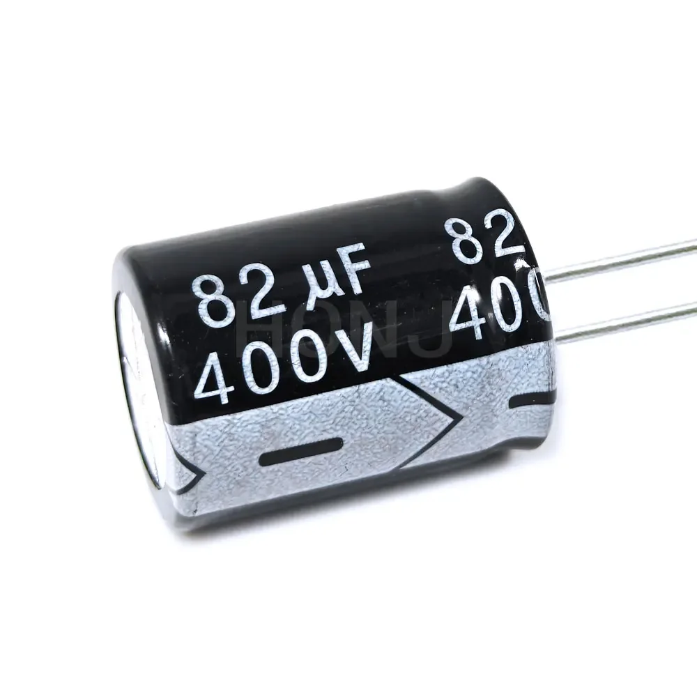 5PCS ​​82uF 400V 82MFD 400Volt 16*25mm Aluminum Electrolytic Capacitor Radial 82mf400v 82uf400v 400v82mf 400v82uf ±20%​​