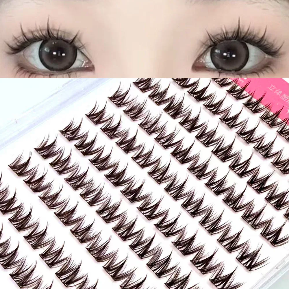 Heißer Verkauf, selbstklebend, natürlich aussehend, weich, flauschig, künstlicher Nerz, falsche Wimpern für den täglichen Gebrauch, Party, Make-up, Date, Nacht