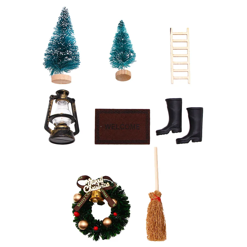 

Christmas Decoration Mini Decorations for Dollhouse Landscape Ornaments Accessories