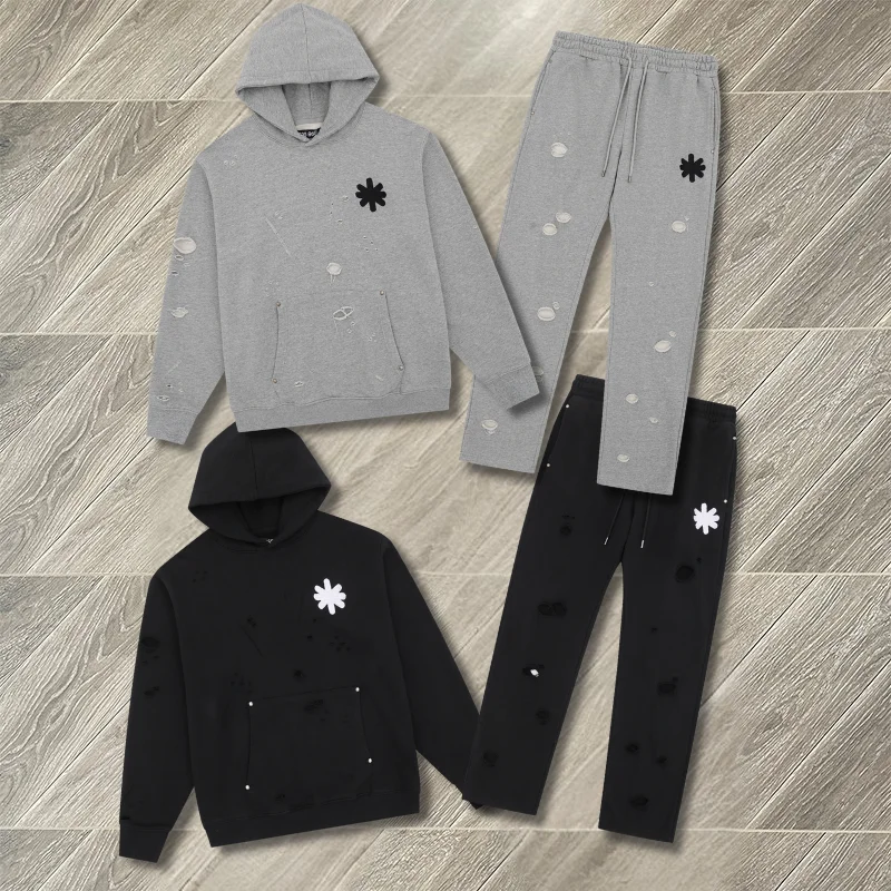 

Классическая толстовка с логотипом, винтажная, серо-черная, высокого качества, 100% хлопок, свободного кроя, с бирками, свитшот.