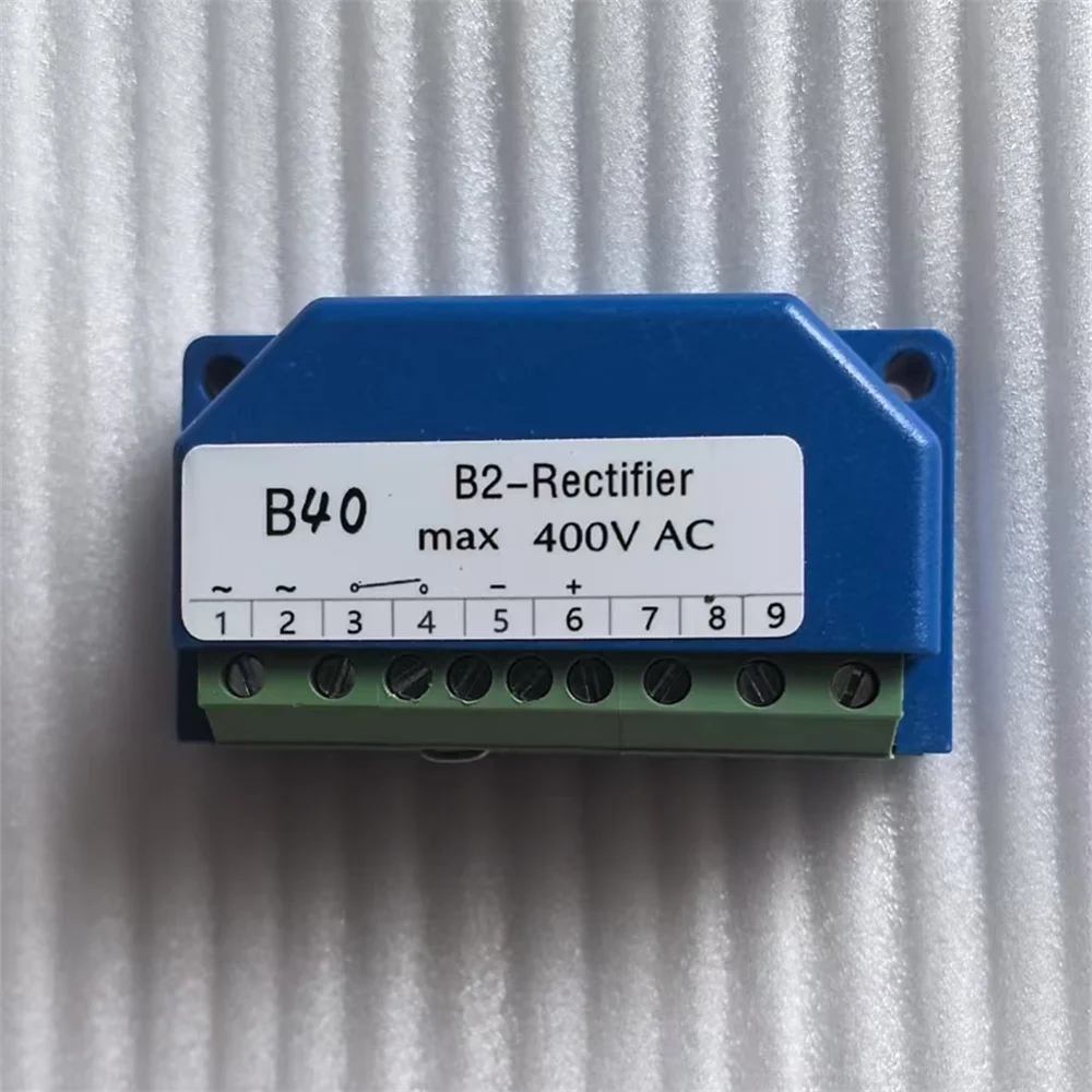 B40 Bridge Rectifier 400VAC 40A, High Power Single-Phase Diode Rectifier Module, Industrial B2-Rectifier for Motor Drive