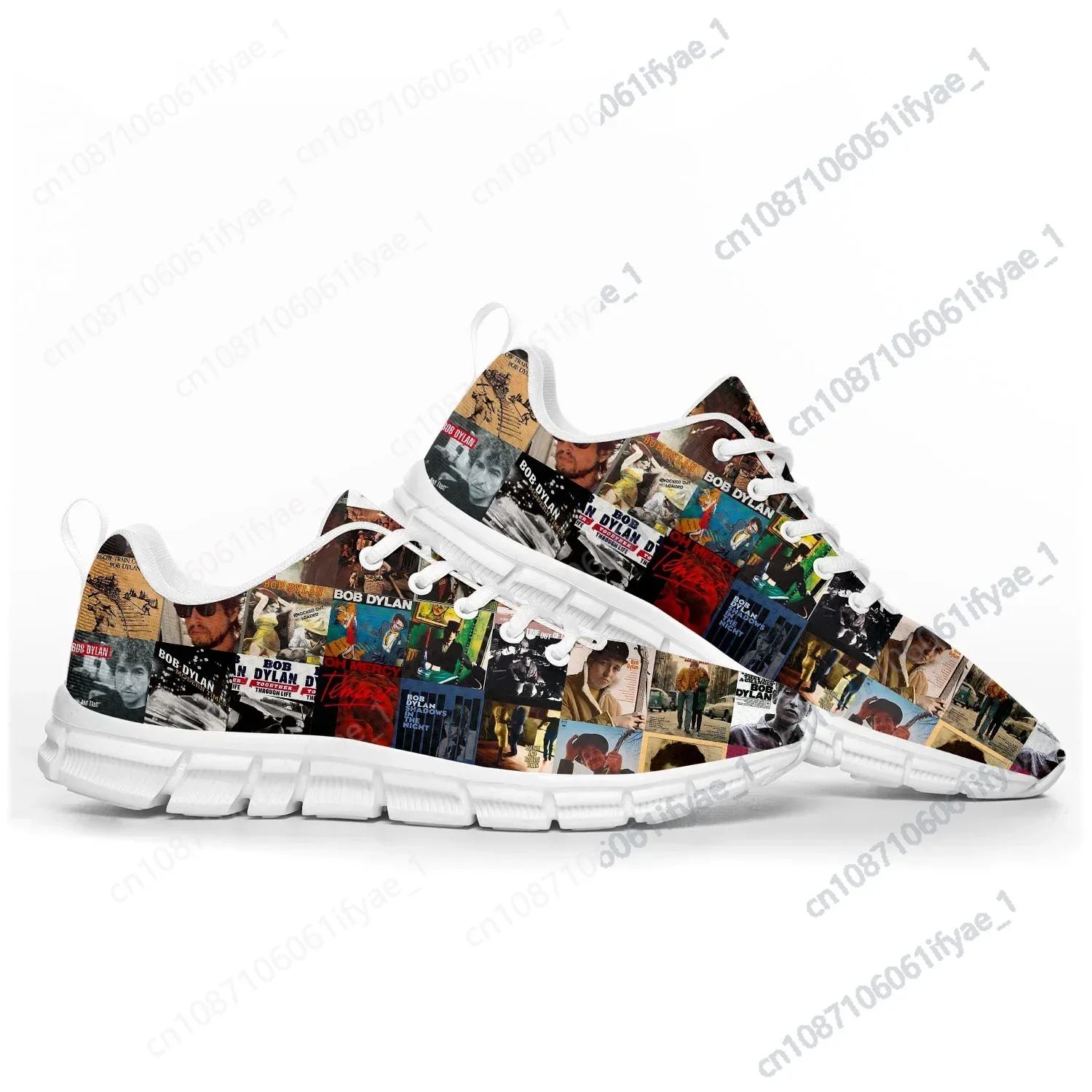 Bob Dylan Rock Singer Songwriter Kunst Sportschoenen Heren Dames Tiener Kinderen Kinderen Sneakers Custom Hoge Kwaliteit Paar Schoenen