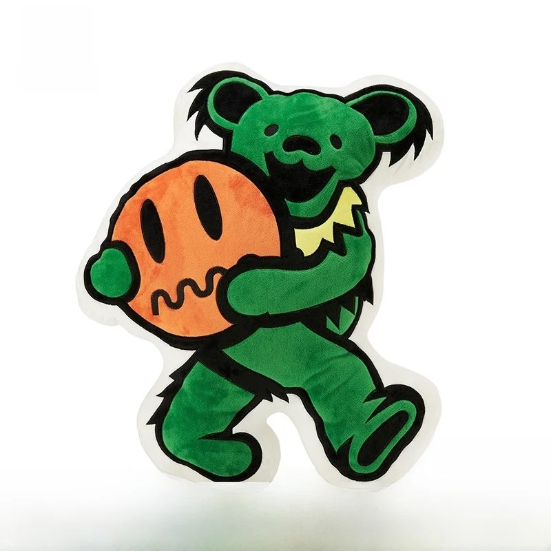 beaster×atefuldead-collaborative-dancing-bear-cartoon-pillow-winter-collection-soft-plu-cuion-home-decor-accories