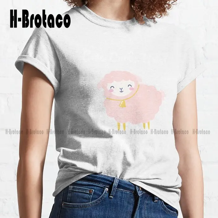 Cute Curly Halal Sheep Eid Al Adha Mubarak Muslim Classic T-Shirt Custom Gift Creative Funny Tee Xs-5Xl Unisex Digital Printing