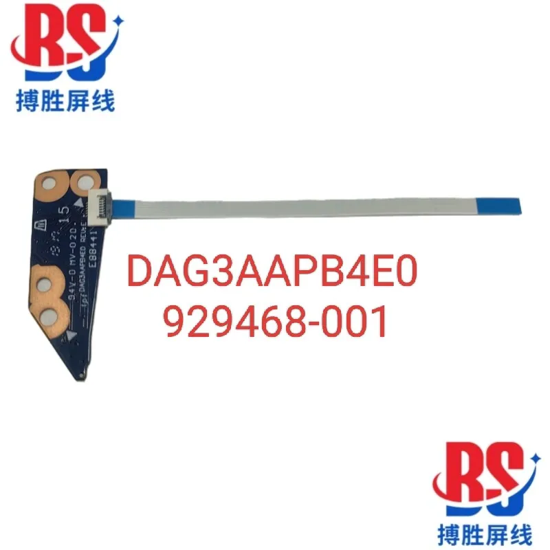 Applicable, for HP Shadow Wizard 3 15-CE TPN-Q194 power switch board, power panel button