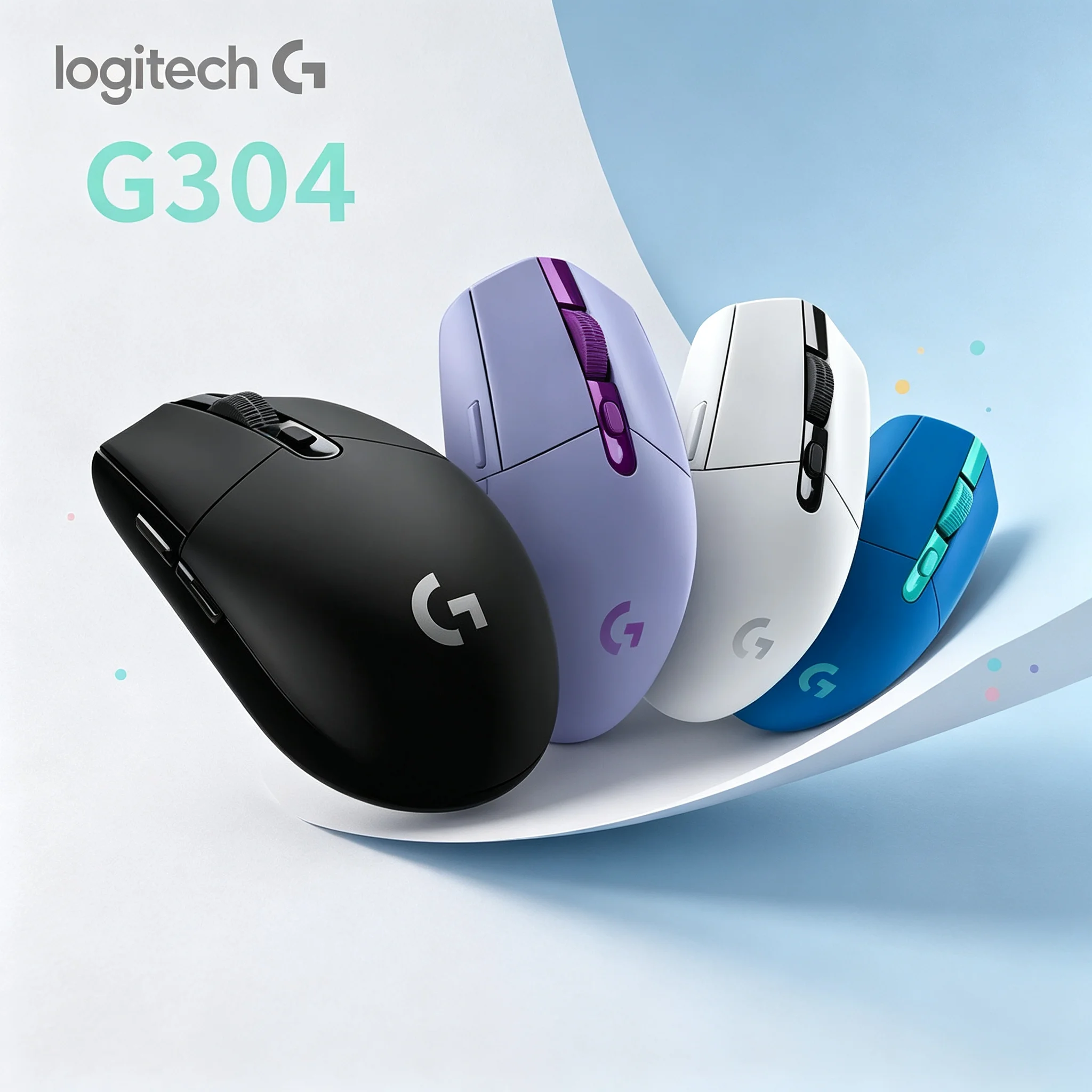 Original Logitech G304 Wireless Gaming Mouse LIGHTSPEED Low‑Delay Wireless Connection 12000DPI Adjustable Mice