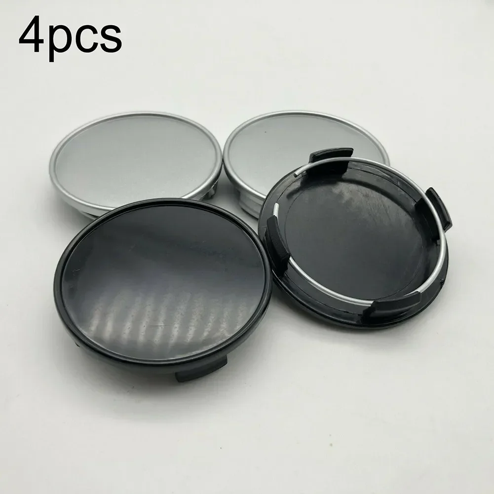 CarHome 4pcs Car Wheel Center Hub Cap Car Emblem Badge Logo Wheel Center Cap Label Car Styling Accessories For Rims HubCaps Cove
