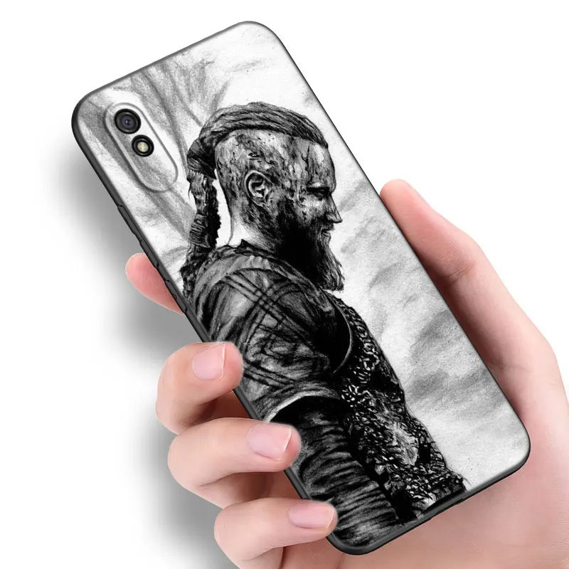 Viking Vegvisir Logo Black Silicone Phone Case For Xiaomi Redmi 10 Prime A1 A2 Plus 9 9A 9C 9T 10A 10C 12 12C 13C