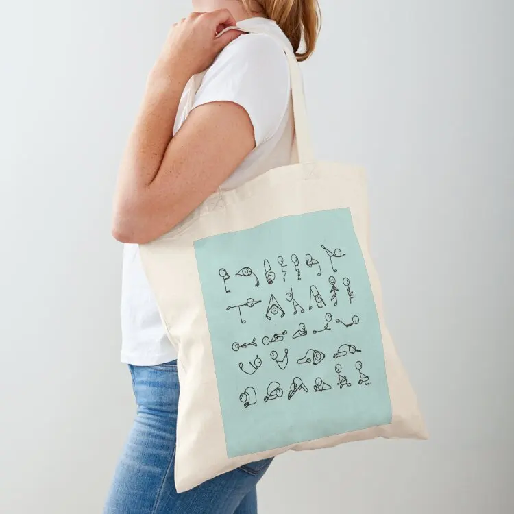 

Hot Yoga : 26 plus 2 {Black Figures} Tote Bag Canvas stote bag Customizable tote bag Shopper handbag Lady