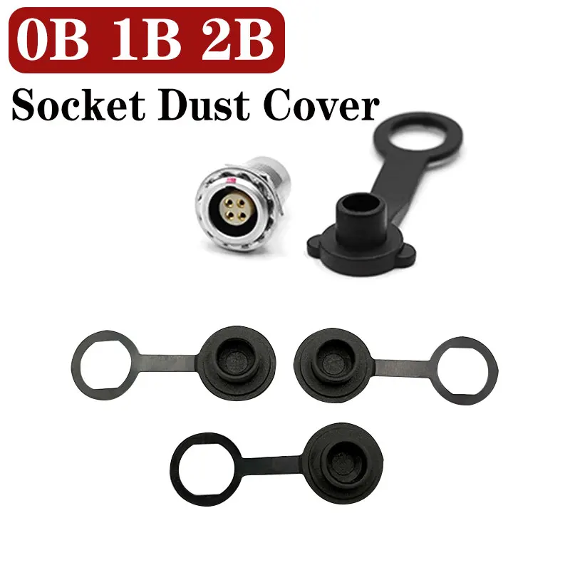 EGG 0B 1B 2B Socket Dust Cover Compatible with EGG Series Aviation Plug 0B 1B 2B Waterproof and DustCover Plastic 1pc 10pcs