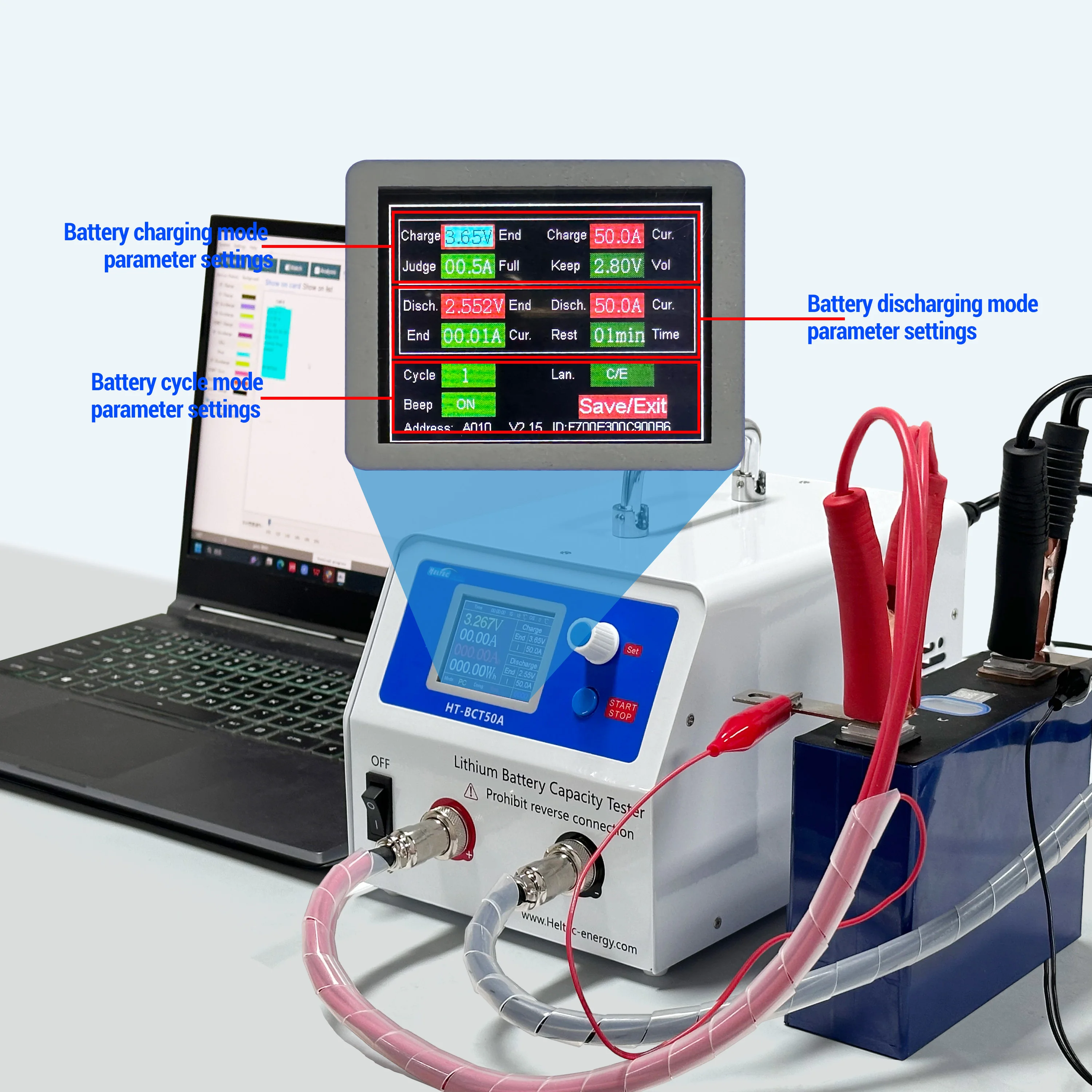 Heltec Energy Tek Kanallı 50A - Battery Load Tester incelemesi ve fiyatı
