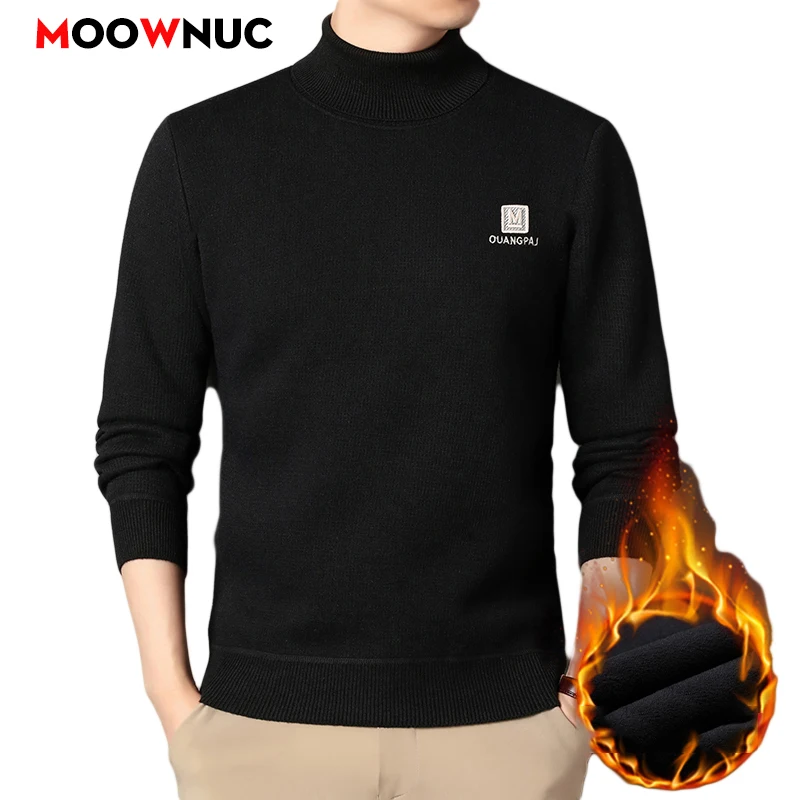 

Male Fashion SweaterMen's Warm Knitted Sweater Pullovers Streetwear Casual Thick Mens Clothing Spring Autumn Winter Men Clothing