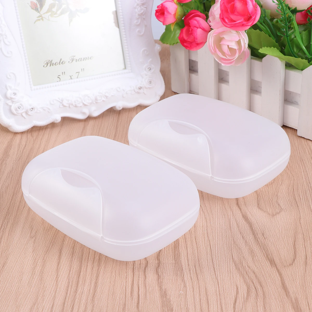 

Portable Soap Box Case Large Holder Container Sealed Leakproof Take Bath Travel