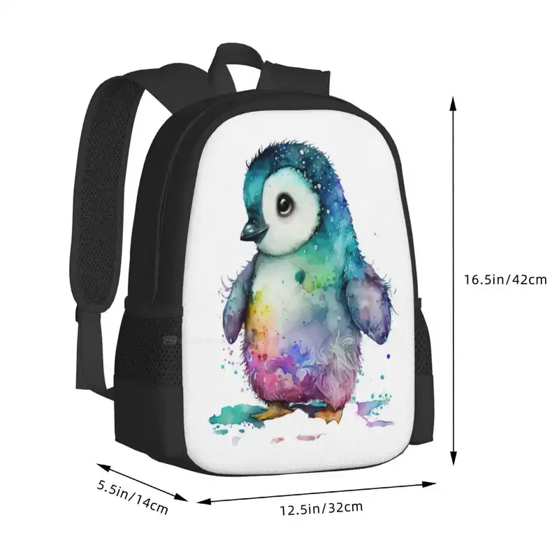 Cute Penguin Design Hot Sale Schoolbag Backpack Fashion Bags Cute Penguin Emperor Penguin Chinstrap Penguin Club Penguin Adelie