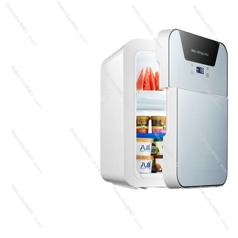 Mini Small Refrigerator, One Person, Small Household, Student Dormitory, Car Refrigerator, Refrigerated and Frozen Mini Freezer