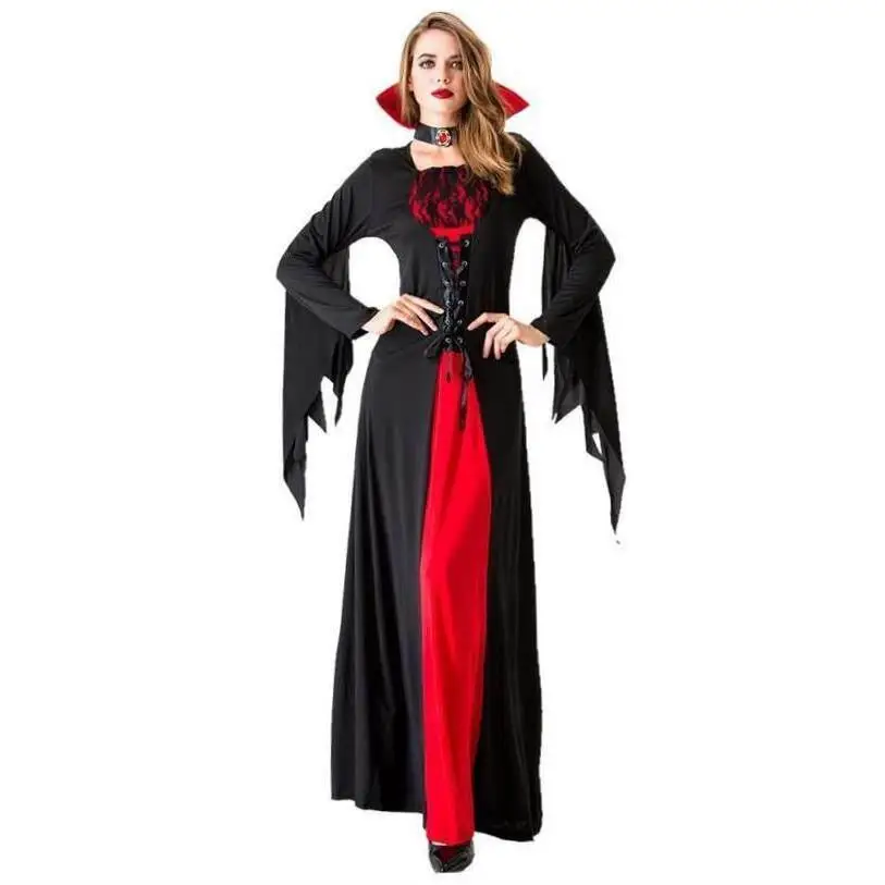 

Halloween Demon Bride Wizard Cosplay Costume Women's Ethnic Stage Wear Autumn No Brand Registered Trademark