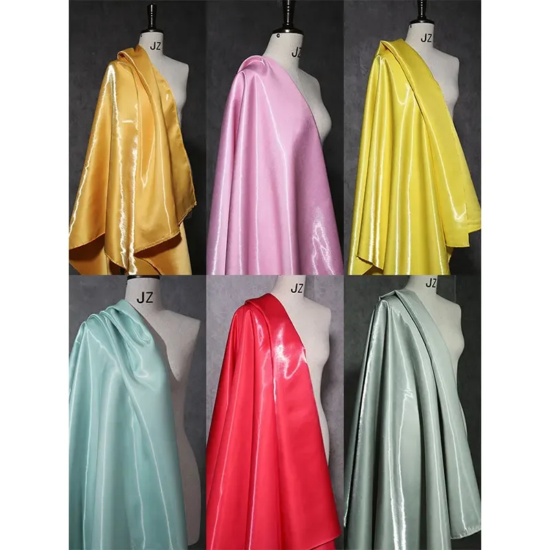 光沢のあるメタリックリキッドサテン生地,反射銀河光沢生地,ファッションドレススーツ用生地,デザイン素材,高級品,50x150cm