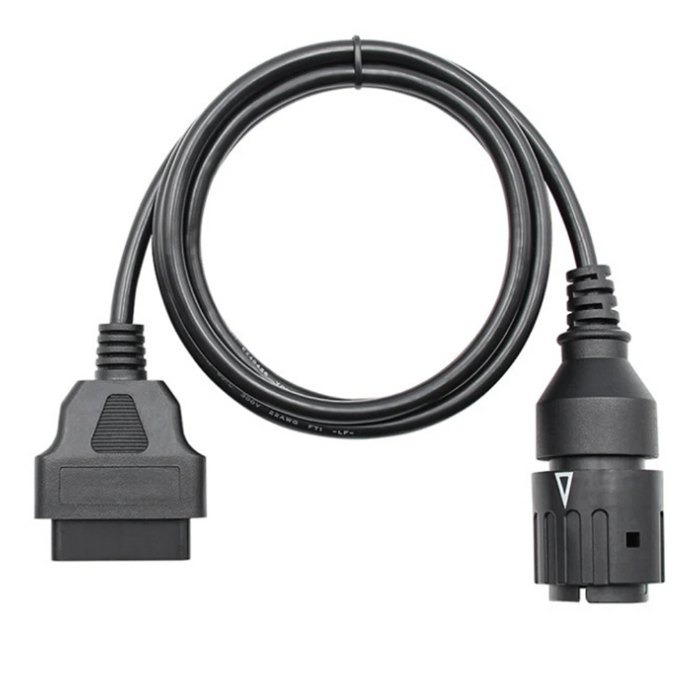 Automotive Service Diagnostic Adapter Cable 10 Pin To 16 Pin 10 Pin To 16 Pin Adapter Cable 20AWG Cable Thickness OEM Compatible