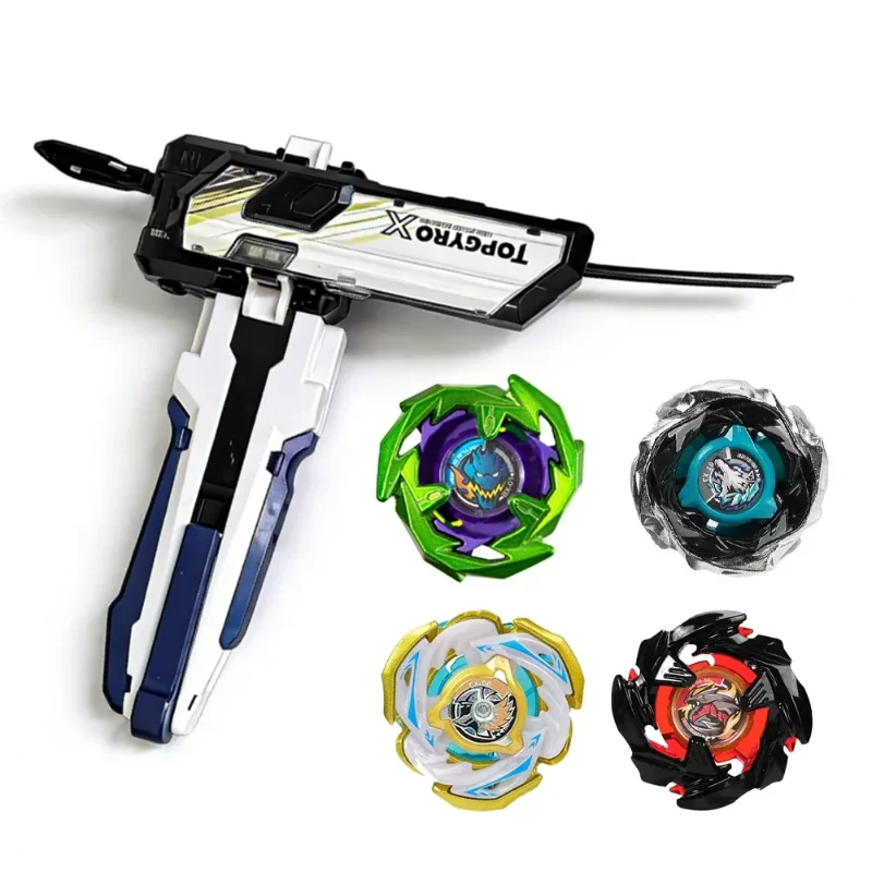 2026 Gyro X Series BX CX UX Metal Battle Spinning Top, Combat Gyro Toy, Launcher Set, Arena Fighting Collection