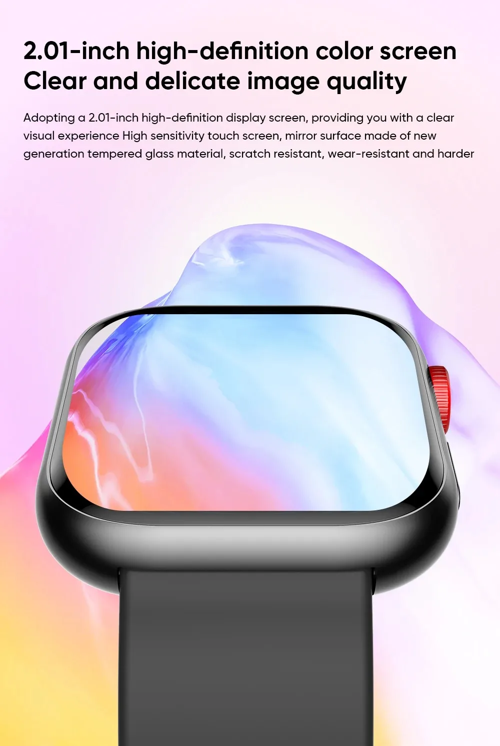 ساعة ذكية للنساء شاشة لمس كاملة بلوتوث دعوة مقاوم للماء الساعات الرياضة جهاز تعقب للياقة البدنية Smartwatch سيدة Reloj Mujer 2025