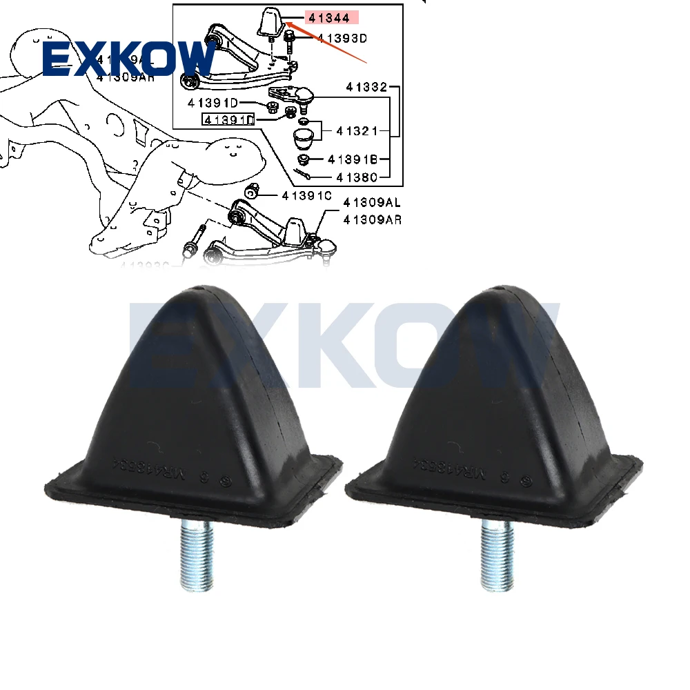 

2PCS Rear Suspension Upper Arm Bump Stopper for Mitsubishi Pajero Montero V87W V93W V95W V96W V97W V98W 4155A017