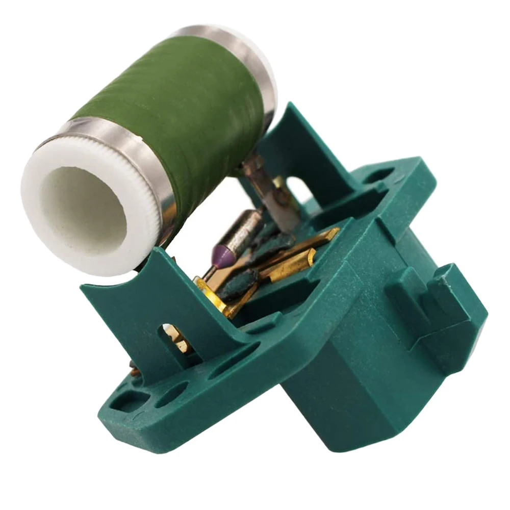 #73I Car Fan Speed Control Resistor Module Regulator for Fiesta 2003-2006,For Ford Blower Resistor,(Green)