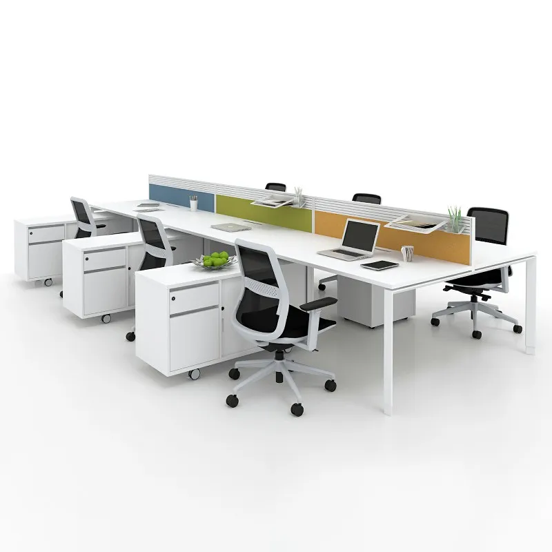 

Coworking Spaces Office Table Workstation Modular 4 6 Seater People Desk Open Staff Workstations For Office Furniture