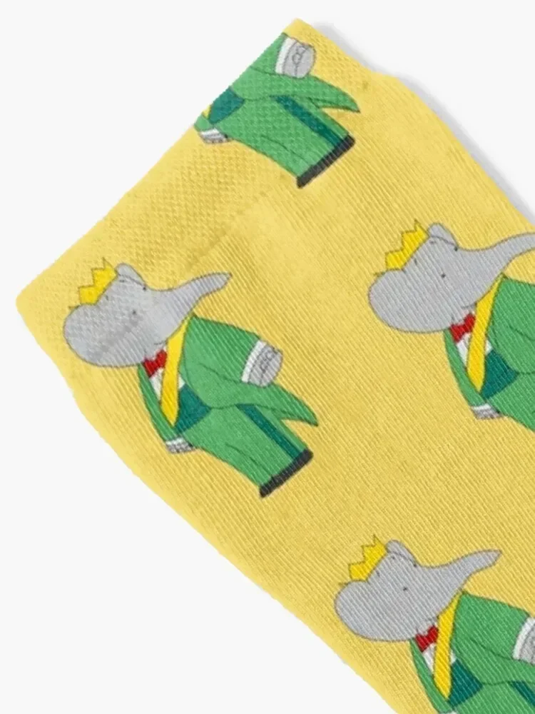 Babar the elephant king Socks sports and leisure designer brand Woman Socks Men's