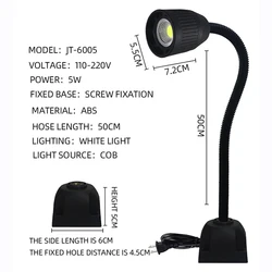 Workshop Maintenance 5W magnetic force Adjustable Neck CNC Machine Tool Working Lamp