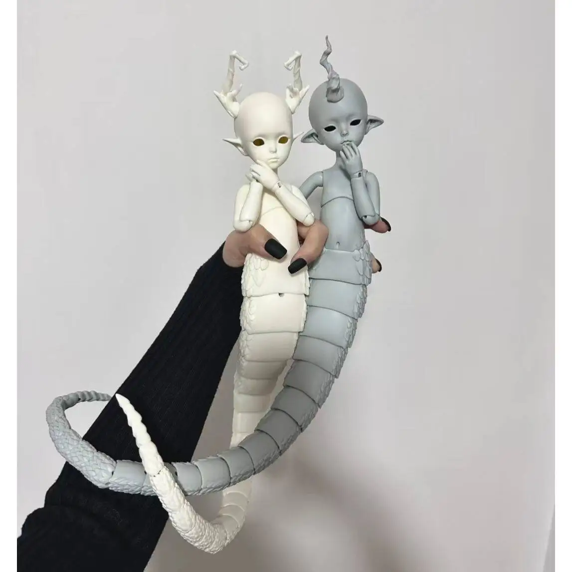 

1/6 Scale Animal Shape Doll Body With Snake Tail Plushie Design Unique Birthday Gift Trendy Art Doll Collectible Figure