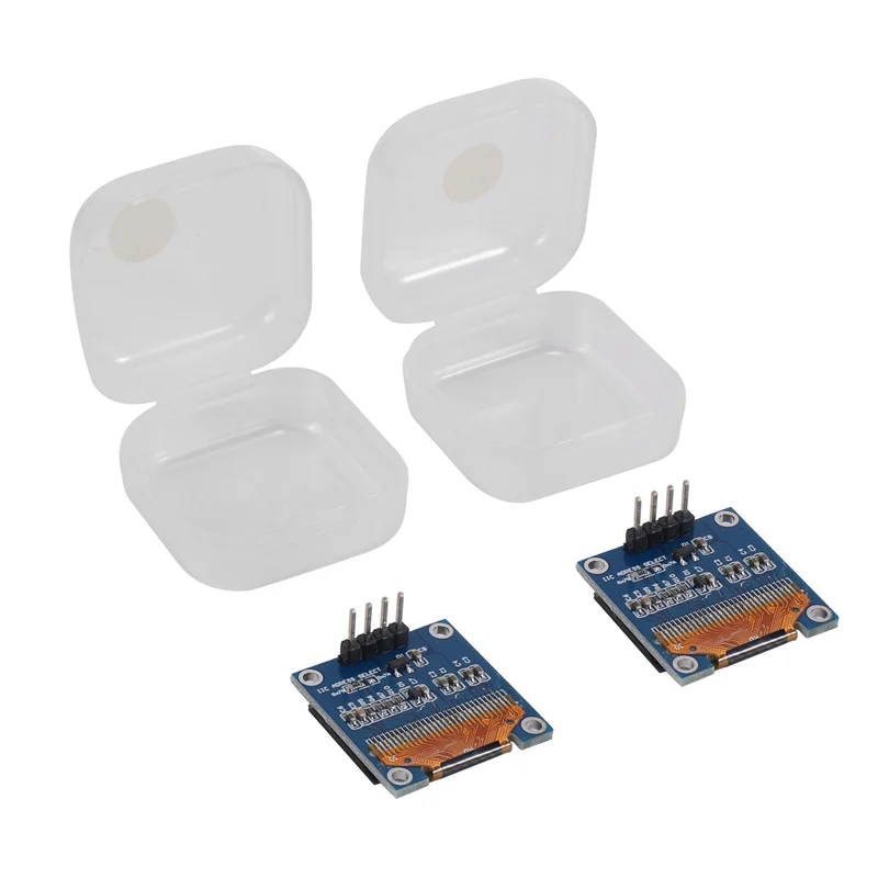 IDUD 8 pezzi modulo display OLED I2C IIC 128X64 modulo display da 0,96 pollici SSD1315 per Arduino UNO R3 STM con pin