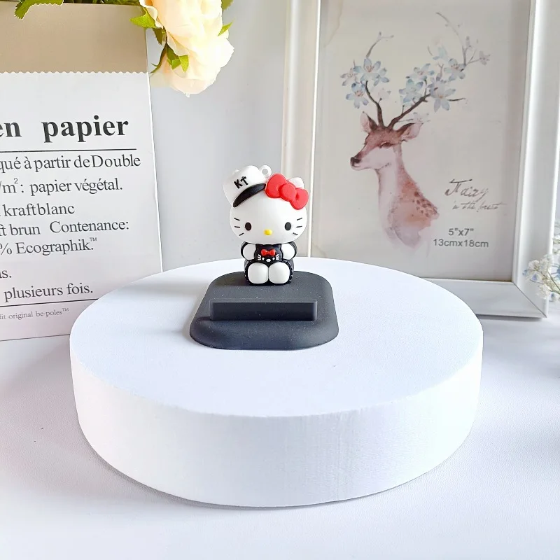 2024 Cartoon Creative Mobile Phone Tablet Stand Cute Anime Characters Kitty Cat Desktop Ornaments Accessories Gifts