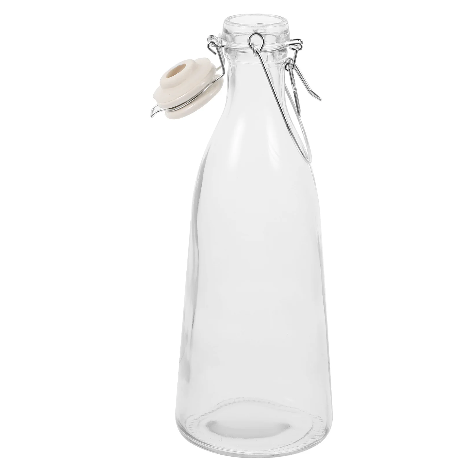 

Reusable Bottles for Drinks Pitcher with Lid Juice Glass Beer Leak Proof Water Juicing Containers