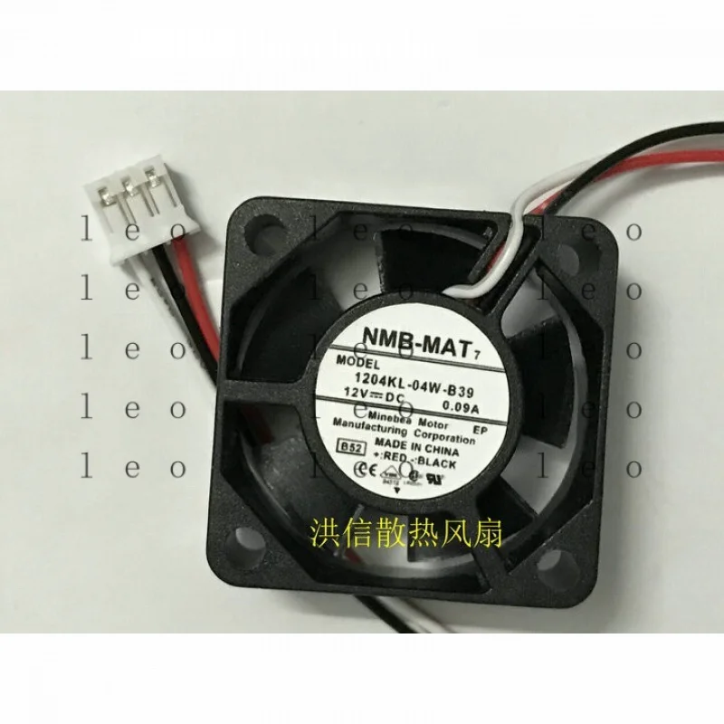 GG  for  NMB 1204KL-04W-B39 12V 0.09A 3CM 3010 30mm 3-wire mute cooling fan 3pin