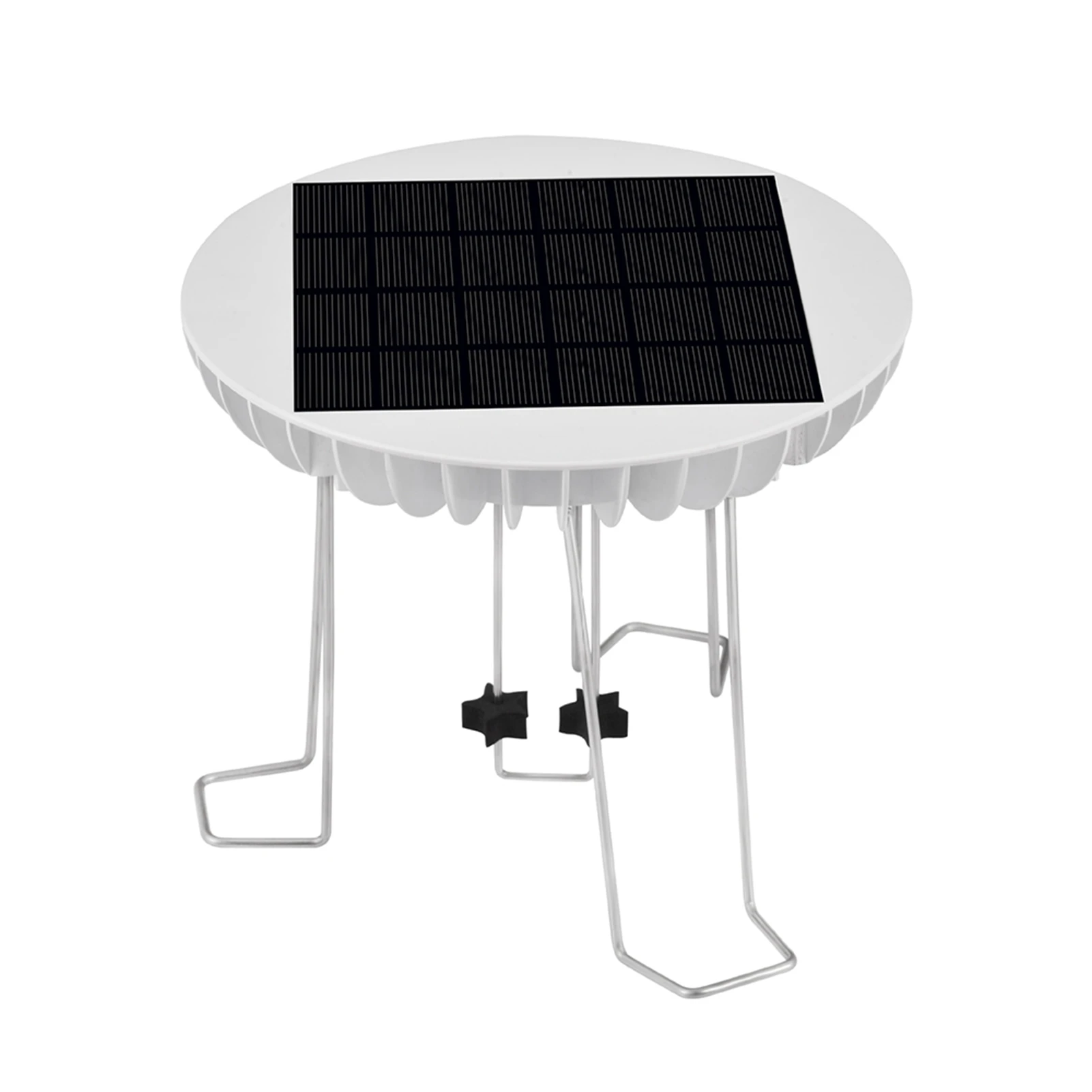 

2W Solar Bird Bath Water Stirrer with 3.7V 1500mAh Backup Battery IP65 Waterproof Brushless Motor Wave Maker for Fish Tank/Garde