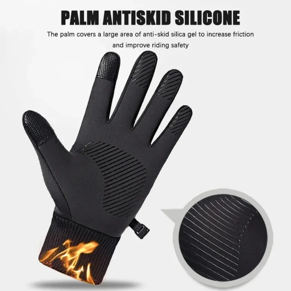 New Winter Waterproof Men's Gloves Windproof Sport Fishing Touchscreen Driving Motorcycle Ski Non-slip Warm Cycling Women Gloves