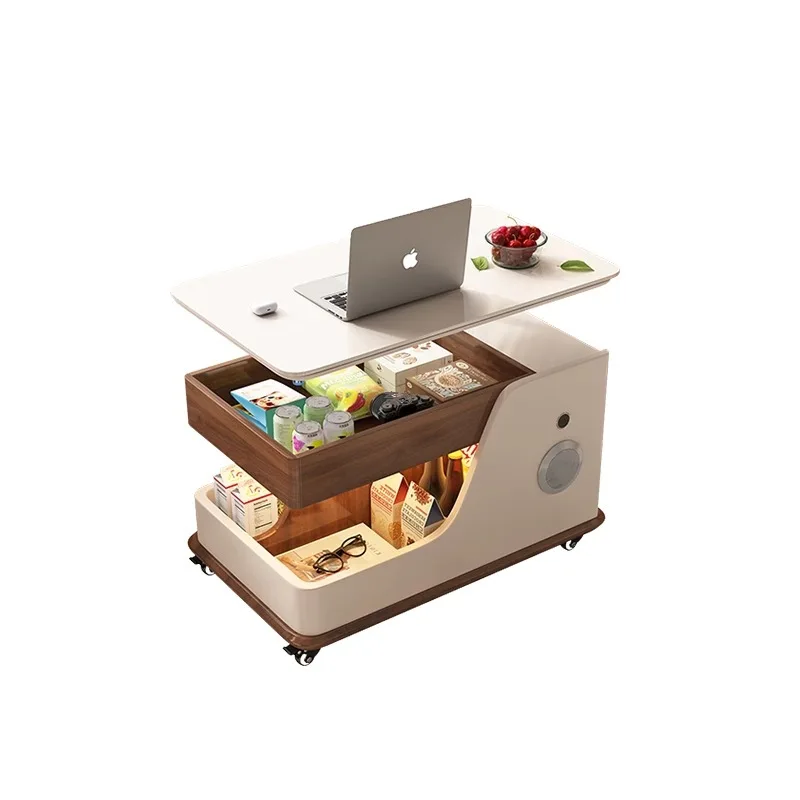 عدد قليل من طاولات الشاي الصغيرة على جانب الأريكة، وعدد قليل من الزوايا الفاخرة الخفيفة، وشقة صغيرة يمكن نقلها. #1