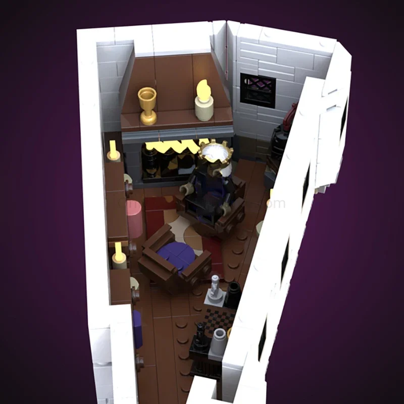 Prachtig nieuw product MOC-bouwstenen Middeleeuwse architectuur Modeltechnologie Modulair kinderspeelgoed Cadeau DIY-montageset