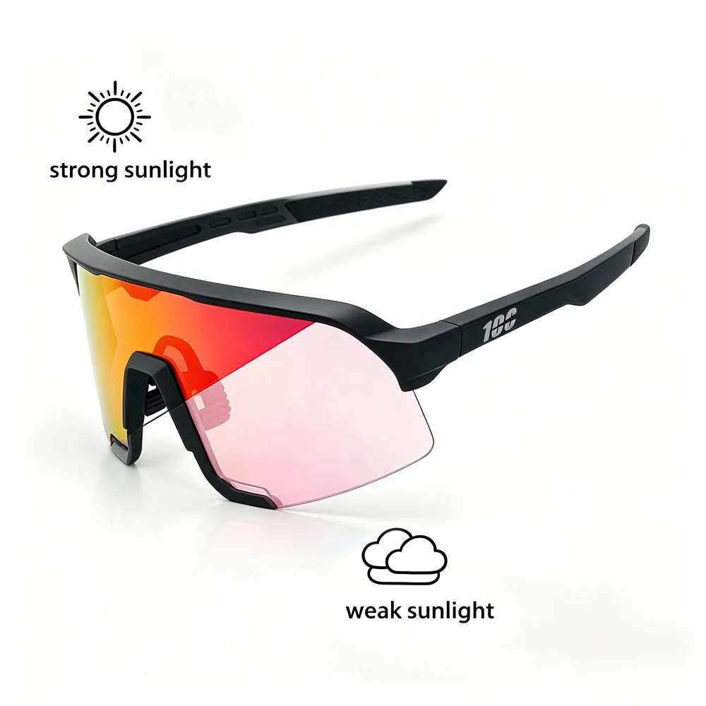 Cycling Glasses Photochromic Sunglasses Men Women Mountain Bike Road Eyewear New Bicycle Riding Outdoor Sports Hiking Goggles
