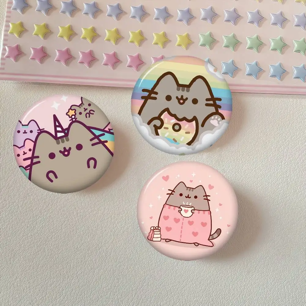 Handmade Brooch Cartoon Cosplay Badge On Backpack Jewelry Accessories Gifts Cute P-pusheen-S