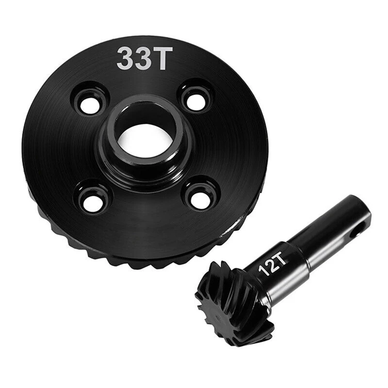 Metal Differential Axle Gears For 1/10 Rc Crawler Car TRX4 TRX6 Overdrive Underdrive Steel Helical Gears 12/33T Parts