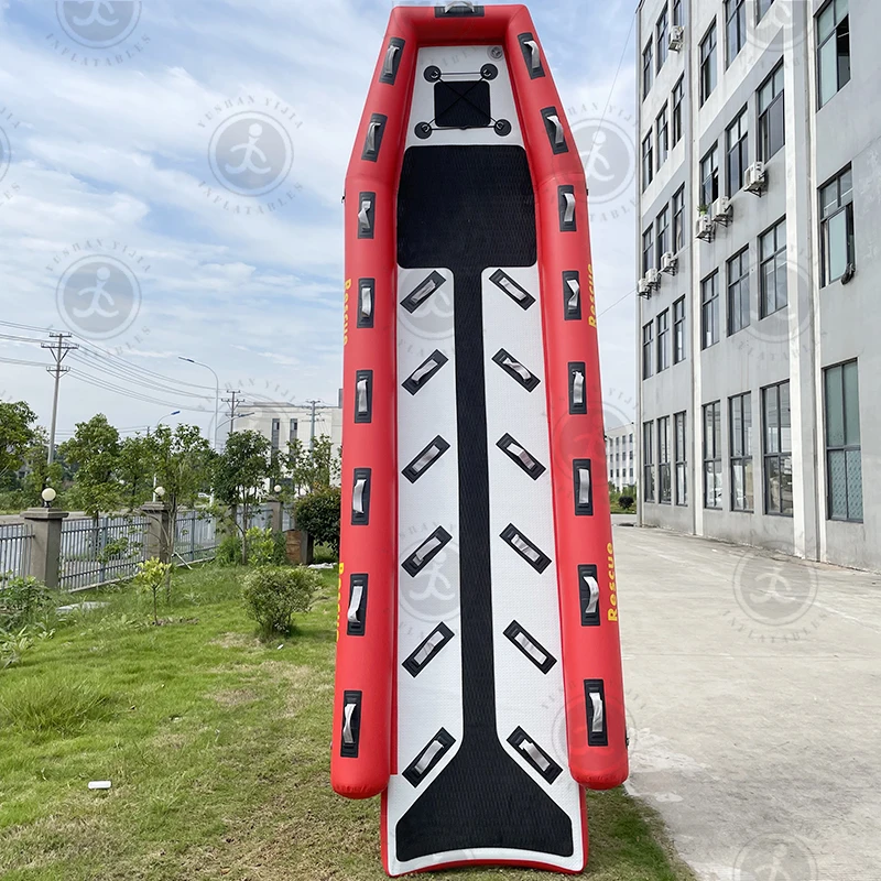 Emergency Relief Craft Water Sled Rescue Board Rubber Pvc Inflatable Rescue Sled Platform Dock